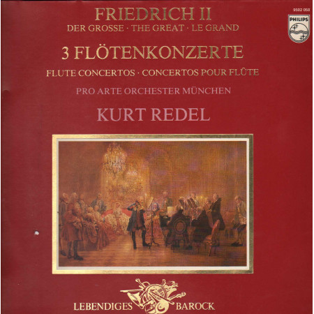 Der Grosse, Orchestre Munich LP 3 Flotenkonzerte / Philips – 9502058 Nuovo