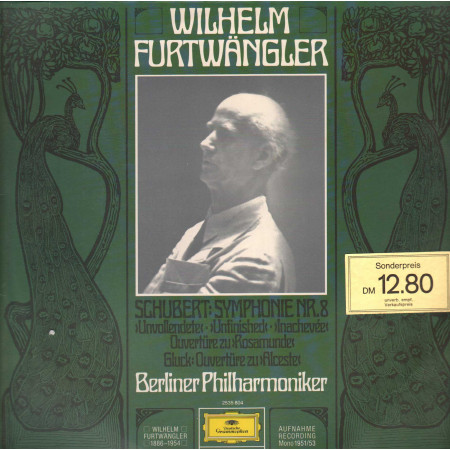 Furtwangler, Berliner Philharmoniker, Schubert LP Symphonie Nr. 8 / 2535804 Nuovo