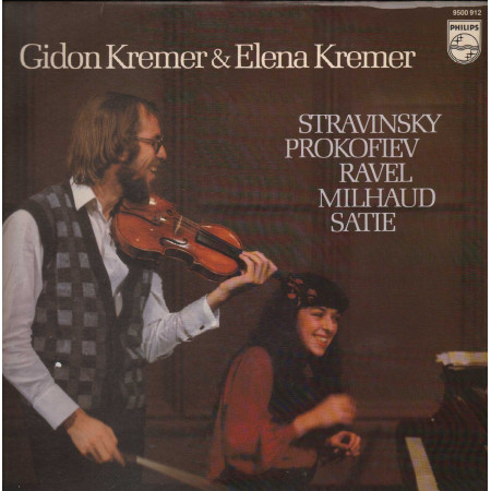 Kremer LP Stravinsky Prokofiev Ravel Milhaud Satie / Philips – 9500912 Nuovo