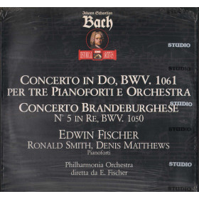 Bach, Fischer LP Concerto In Do, BWV.1061 / Concerto Brandeburghese N.5 In Re, BWV.1050 Sigillato