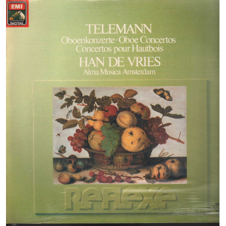 Telemann, de Vries LP Oboe Concertos / His Master's Voice – 2907171 Sigillato