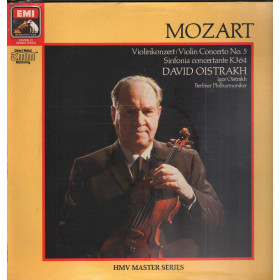 Mozart, Oistrach LP Violin Concerto No 5 / Sinfonia Concertante K364 Sigillato