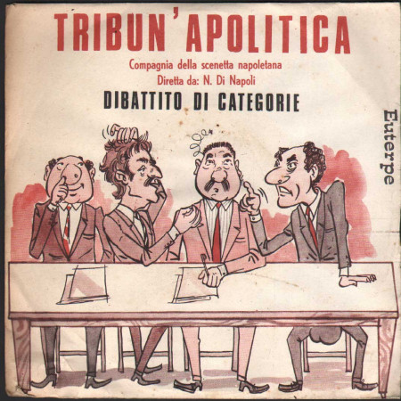 Enzo Armenio Vinile 7" 45 giri Tribun' Apolitica / Dibattito Di Categorie / 066 Nuovo