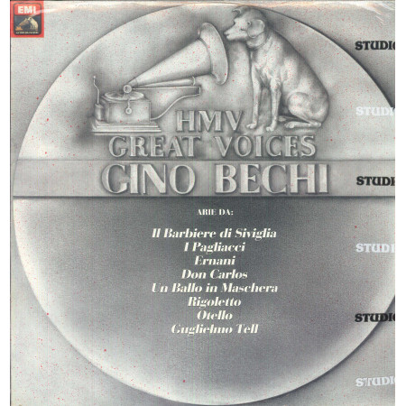Gino Bechi ‎Lp Vinile Hmv Great Voices / La Voce Del Padrone – 532910071M Sigillato