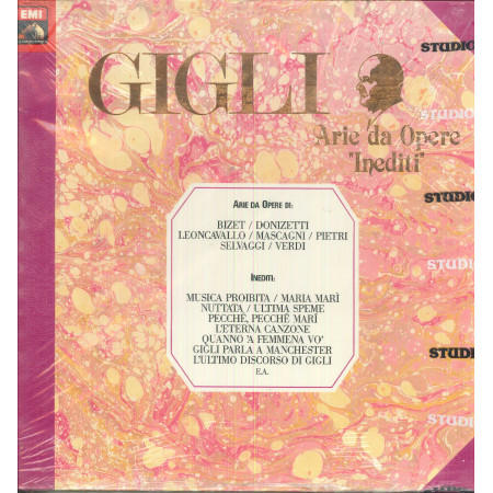 Beniamino Gigli Lp Vinile Arie Da Opere Inediti V / EMI – 1185393M Sigillato