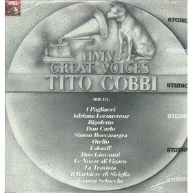 Tito Gobbi Lp Vinile HMV Great Voices / EMI – 532910121M Sigillato