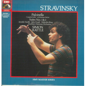 Stravinsky, Rattle Lp Vinile Pulcinella Complete Ballet, Suites Nos. 1, 2 Nuovo