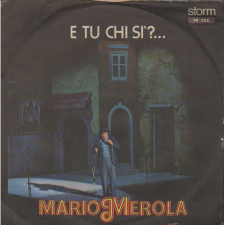 Mario Merola Vinile 7" 45 giri E Tu Chi Si'? / Russo Gennaro Nuovo