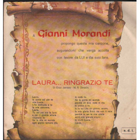 Enzo Jannace Vinile 7" 45 giri Laura Ringrazio Te / Asciuga Le Tue Lacrime Nuovo