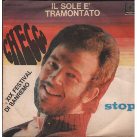 Checco Vinile 7" 45 giri Il Sole È Tramontato / Stop / Miura – PONNP40091 Nuovo