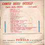 No Artist Vinile 7" 45 giri Canto Della Gazza - I E II Parte / Fonola – 0002 Nuovo