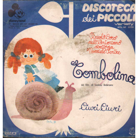 Piccolo Coro Dell'Antoniano Vinile 7" 45 giri Tombolina / Ciuri Ciuri / RPNNP02114 Nuovo