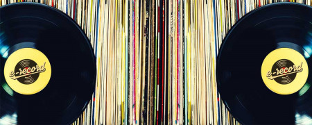 Ampio catalogo di dischi in vinile